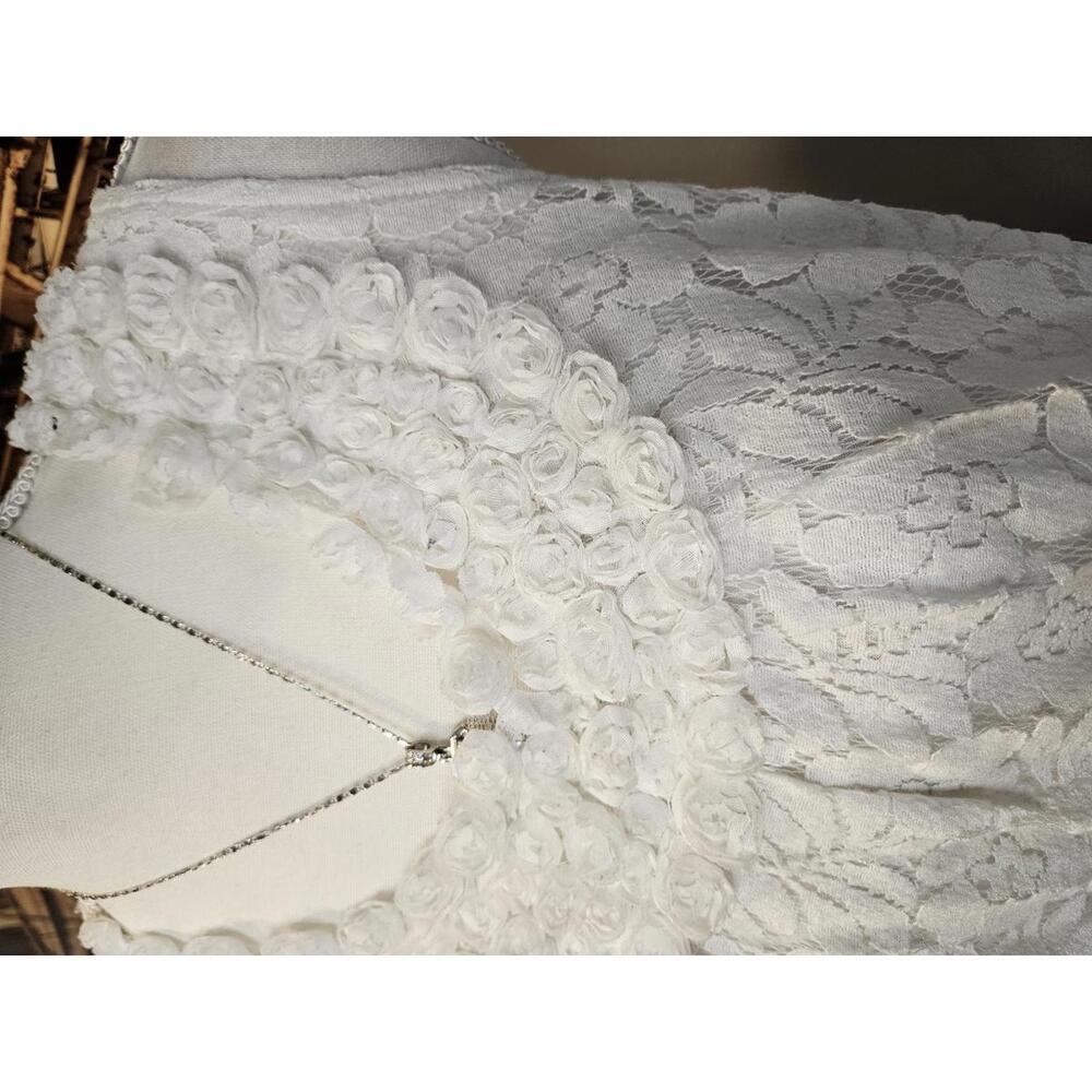 Mystree Elegant Floral Lace Tank Top - Size S #281 - Picture 5 of 6